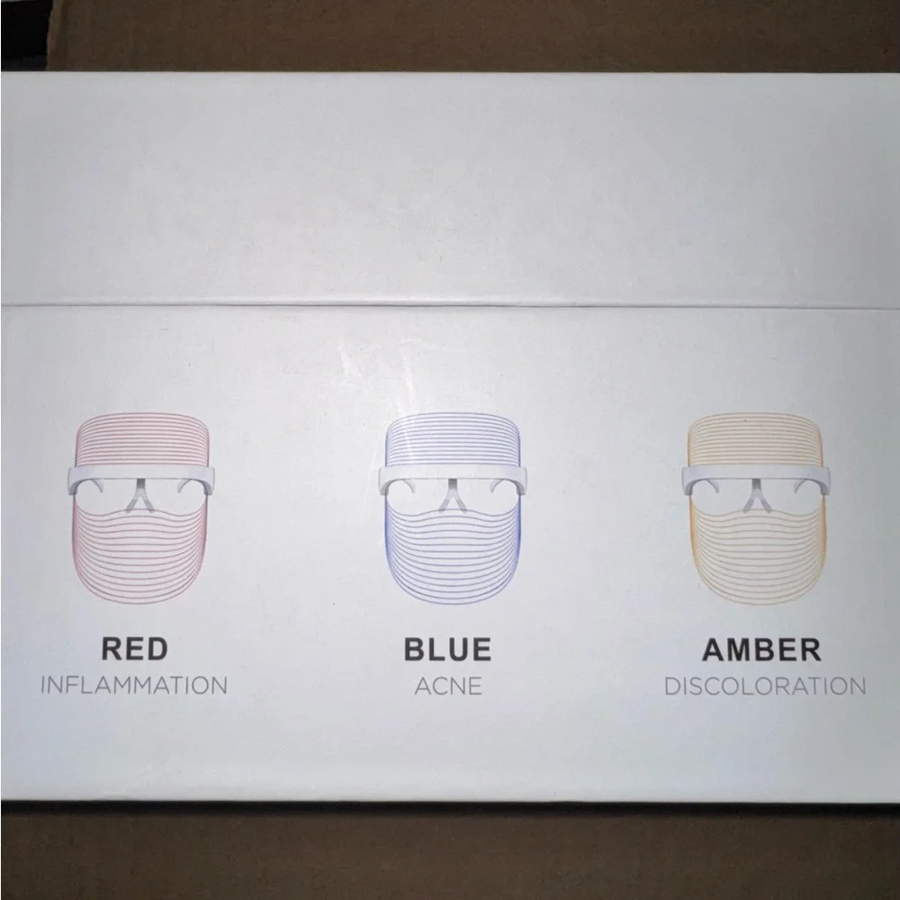 Light Shield Face Mask - Clear Shield with White Frame